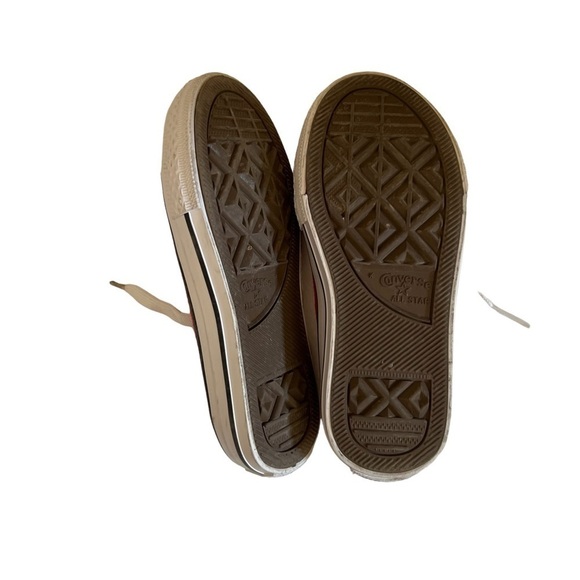 CONVERSE |Kids Chuck Taylor All Star Low-Top Sneaker - Red size 28 - Picture 5 of 8